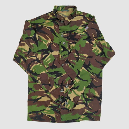 British Army Woodland DPM Lightweight Combat Jacket Union Flag 180/96 Large by military surplus – | RewearableUK