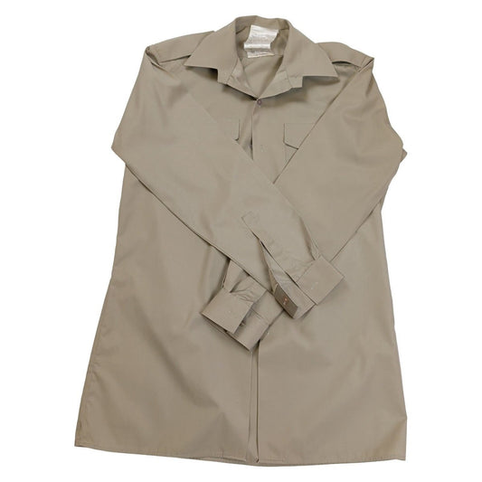 British Military Tropical Stone Shirt Size 38 15in Long Sleeve RAF Army – product photo 1 | RewearableUK