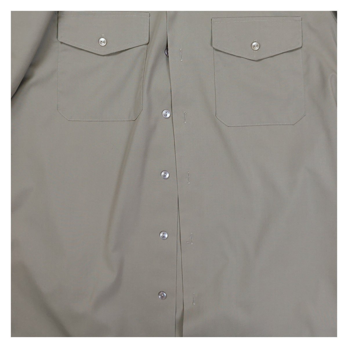 British Military Tropical Stone Shirt Size 38 15in Long Sleeve RAF Army – product photo 2 | RewearableUK