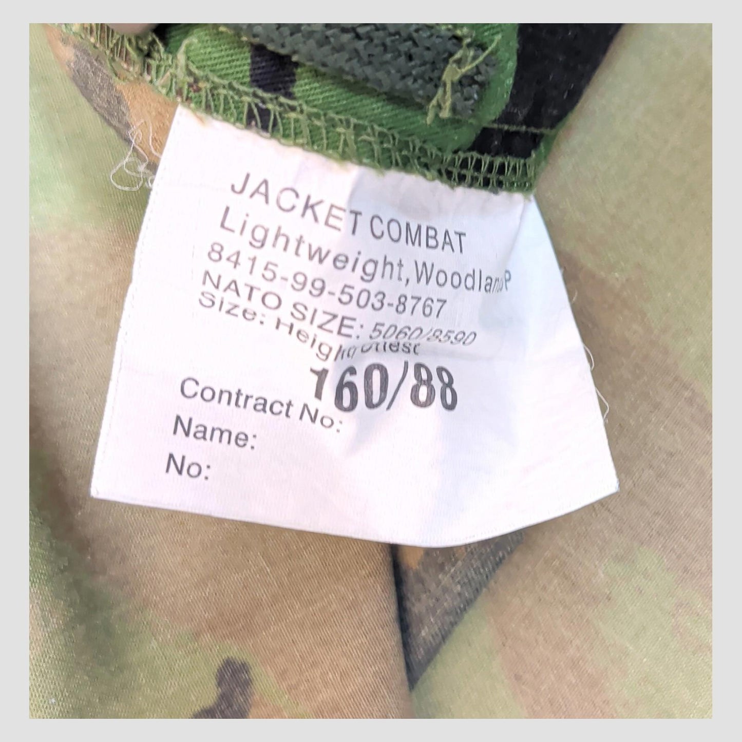 british military woodland dpm combat jacket 160/88 camo army surplus small by RewearableUK – | RewearableUK