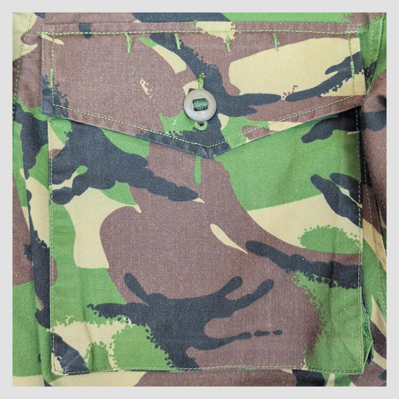 british military woodland dpm combat jacket 160/88 camo army surplus small by RewearableUK – | RewearableUK