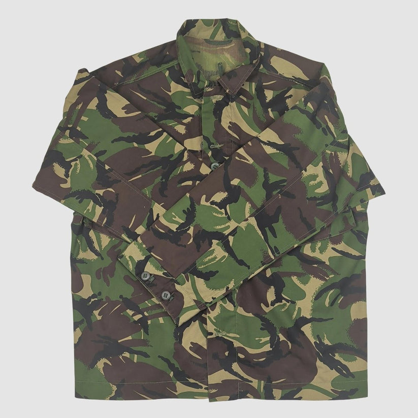 british military woodland dpm combat jacket 170/104 camo army surplus large shor by RewearableUK – | RewearableUK