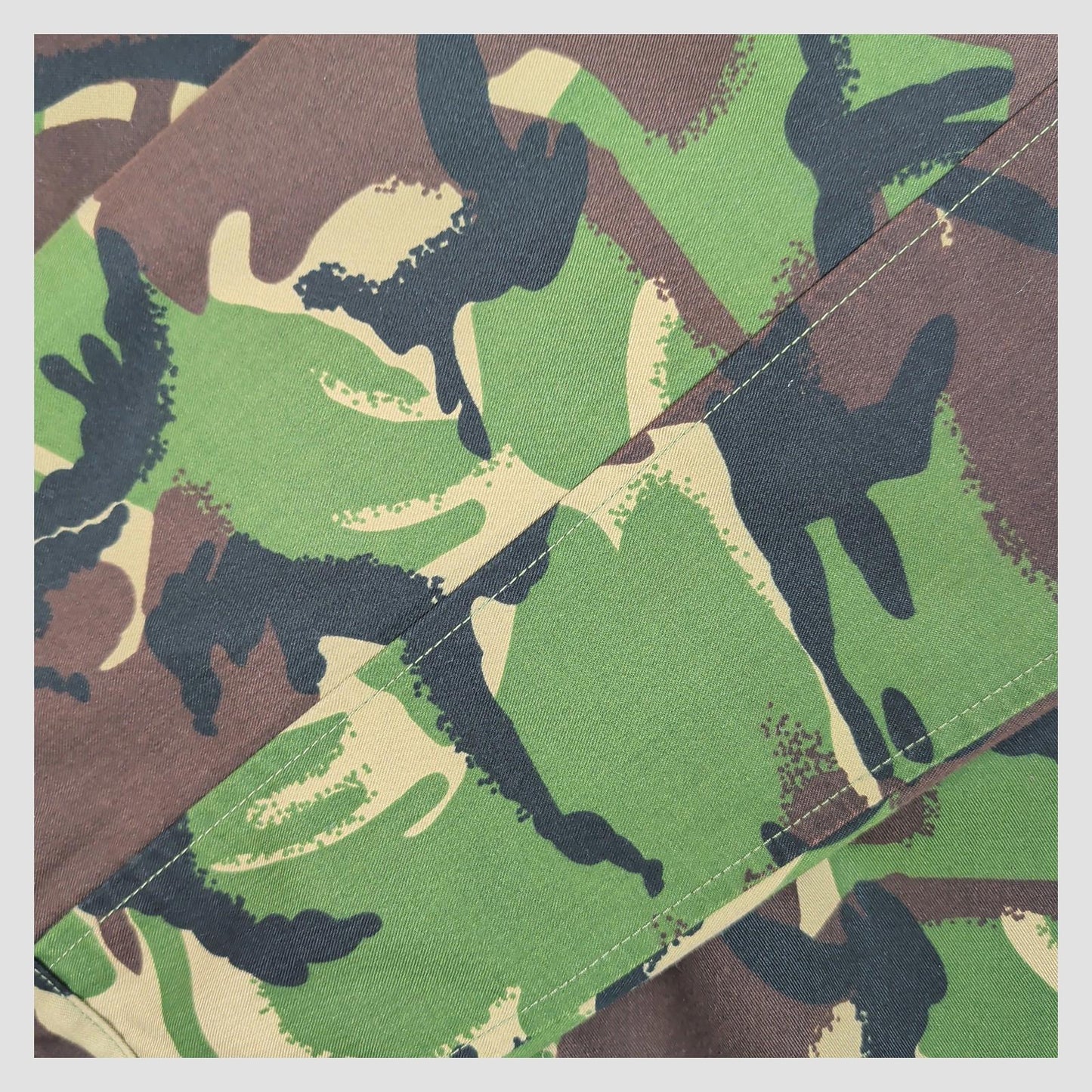british military woodland dpm combat jacket 170/104 camo army surplus large shor by RewearableUK – | RewearableUK