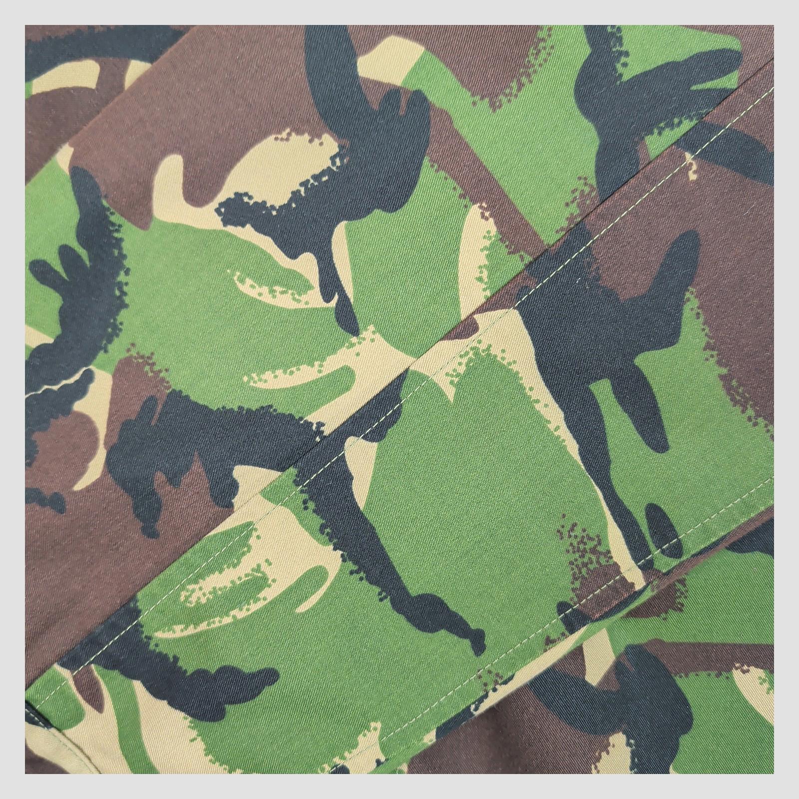 british military woodland dpm combat jacket 170/104 camo army surplus large shor by RewearableUK – | RewearableUK