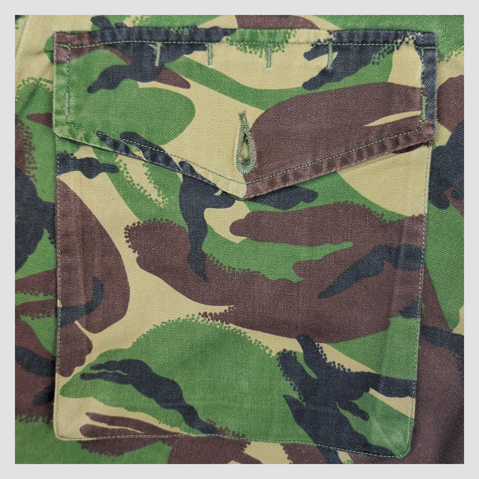 british military woodland dpm combat jacket 170/112 camo army surplus xl by military surplus – | RewearableUK