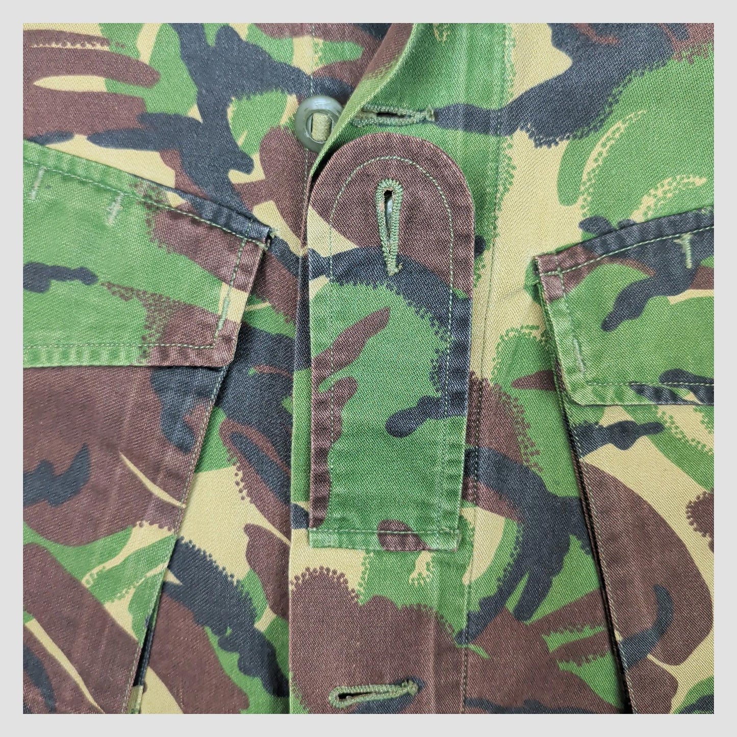 british military woodland dpm combat jacket 170/112 camo army surplus xl by military surplus – | RewearableUK