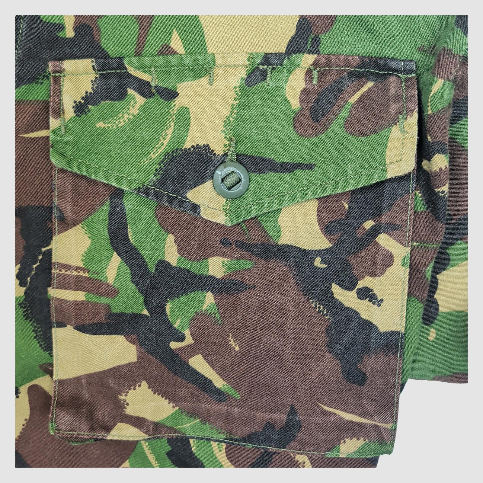 british military woodland dpm combat jacket 170/112 camo army surplus xl by RewearableUK – | RewearableUK