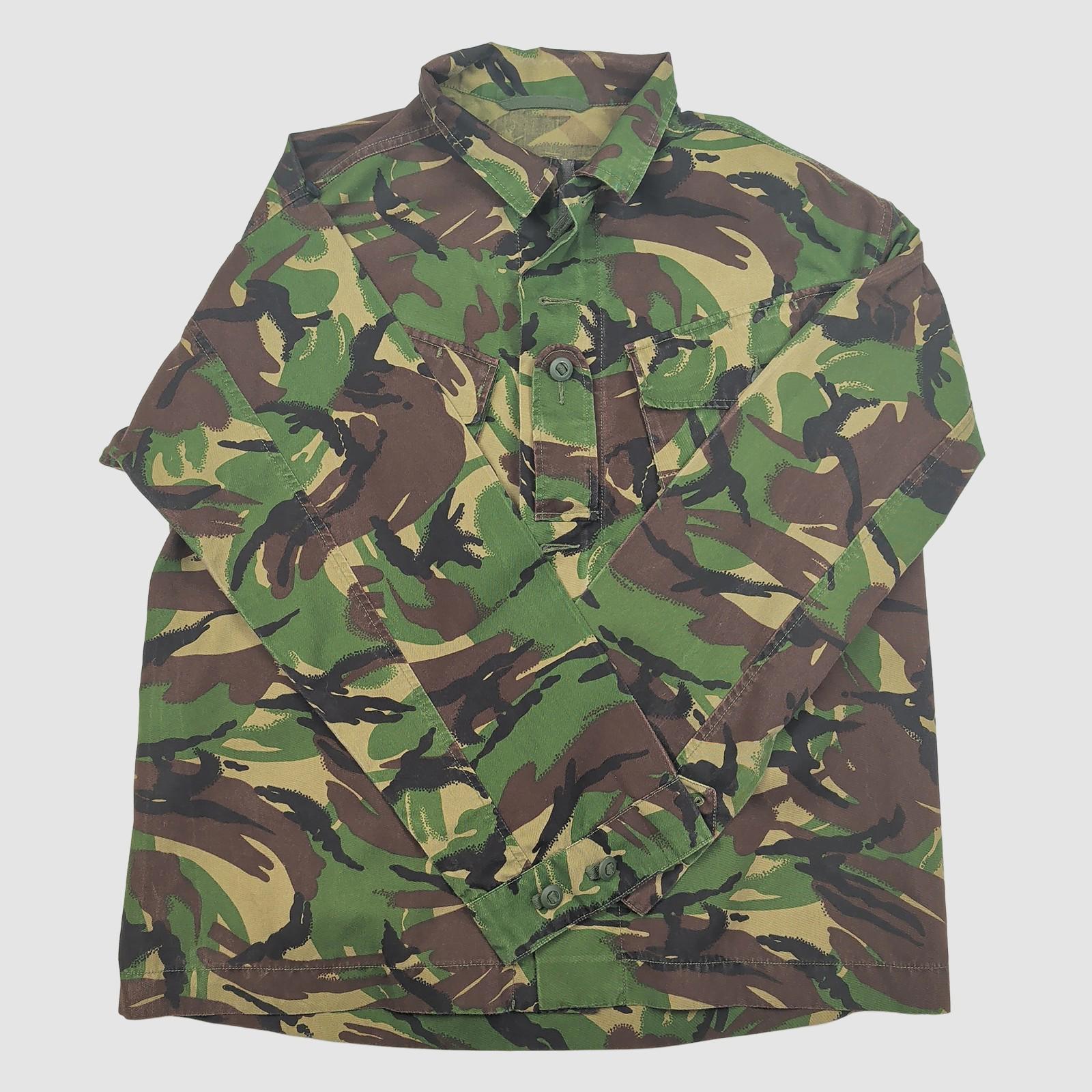 british military woodland dpm combat jacket 170/112 camo army surplus xl by RewearableUK – | RewearableUK