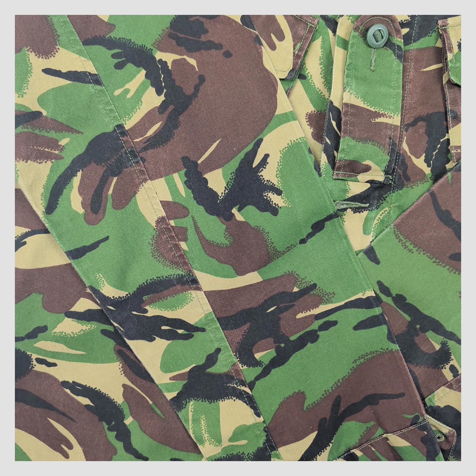 british military woodland dpm combat jacket 170/112 camo army surplus xl by RewearableUK – | RewearableUK