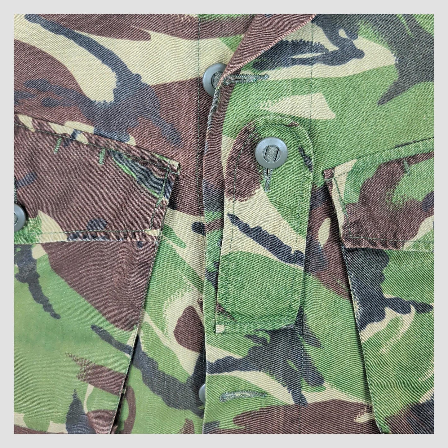 british military woodland dpm combat jacket 170/96 camo surplus medium by RewearableUK – | RewearableUK