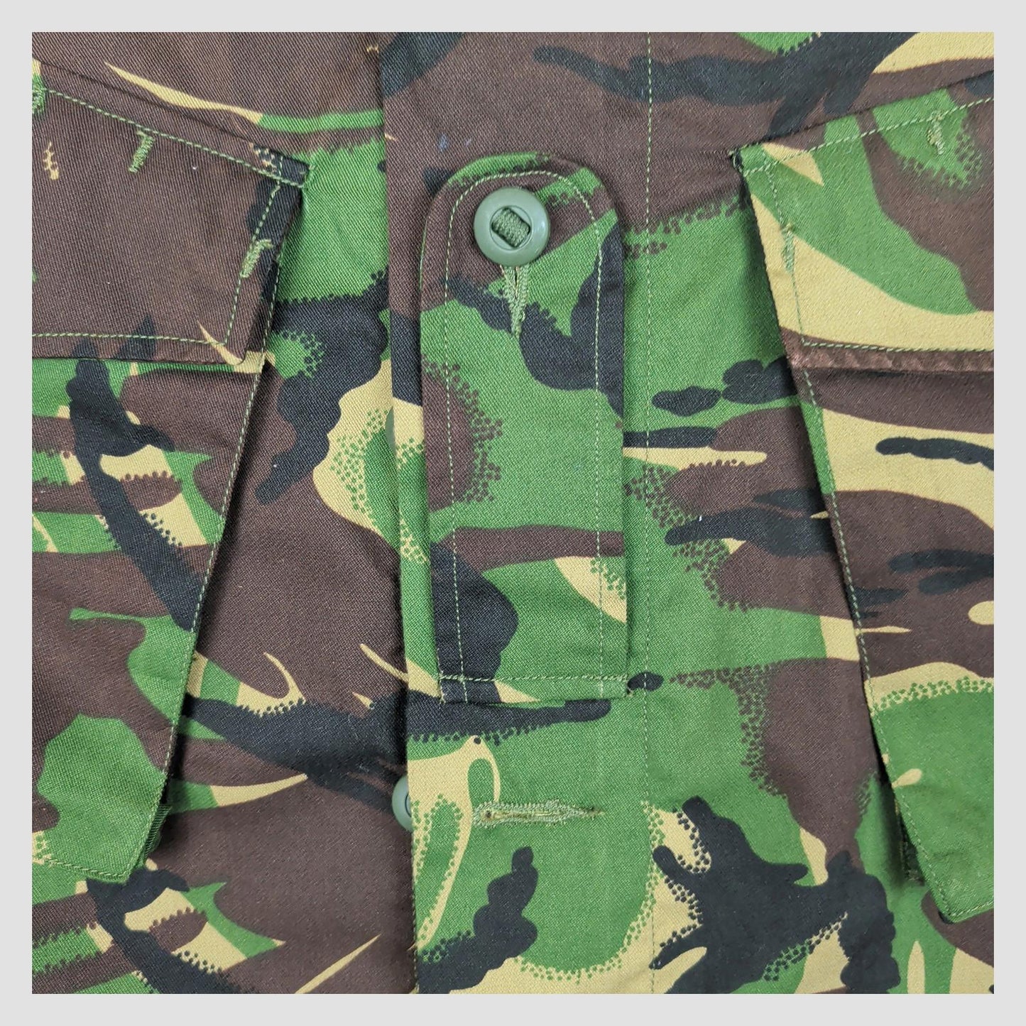 british military woodland dpm combat jacket 180/112 camo army surplus xl by RewearableUK – | RewearableUK