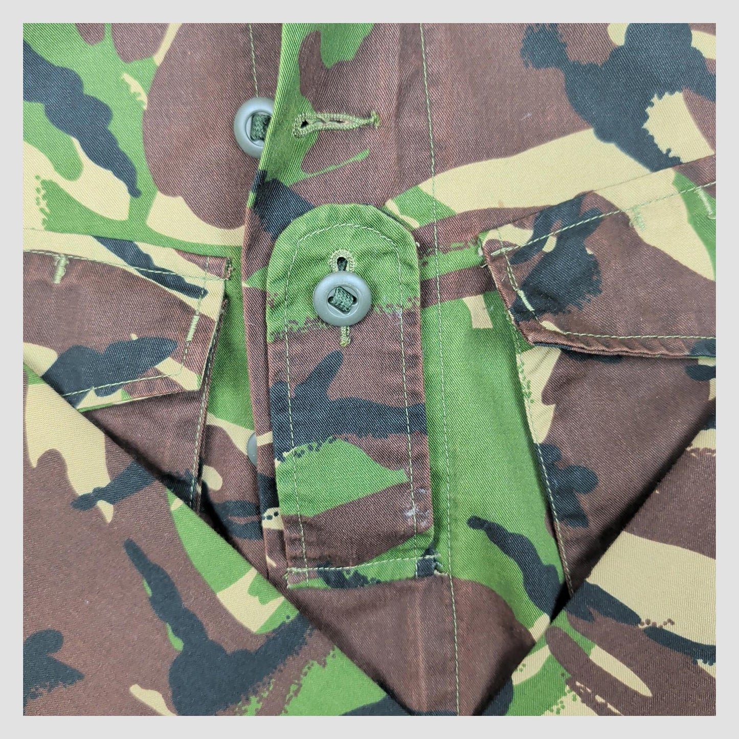british military woodland dpm combat jacket 180/112 camo army surplus xl by RewearableUK – | RewearableUK