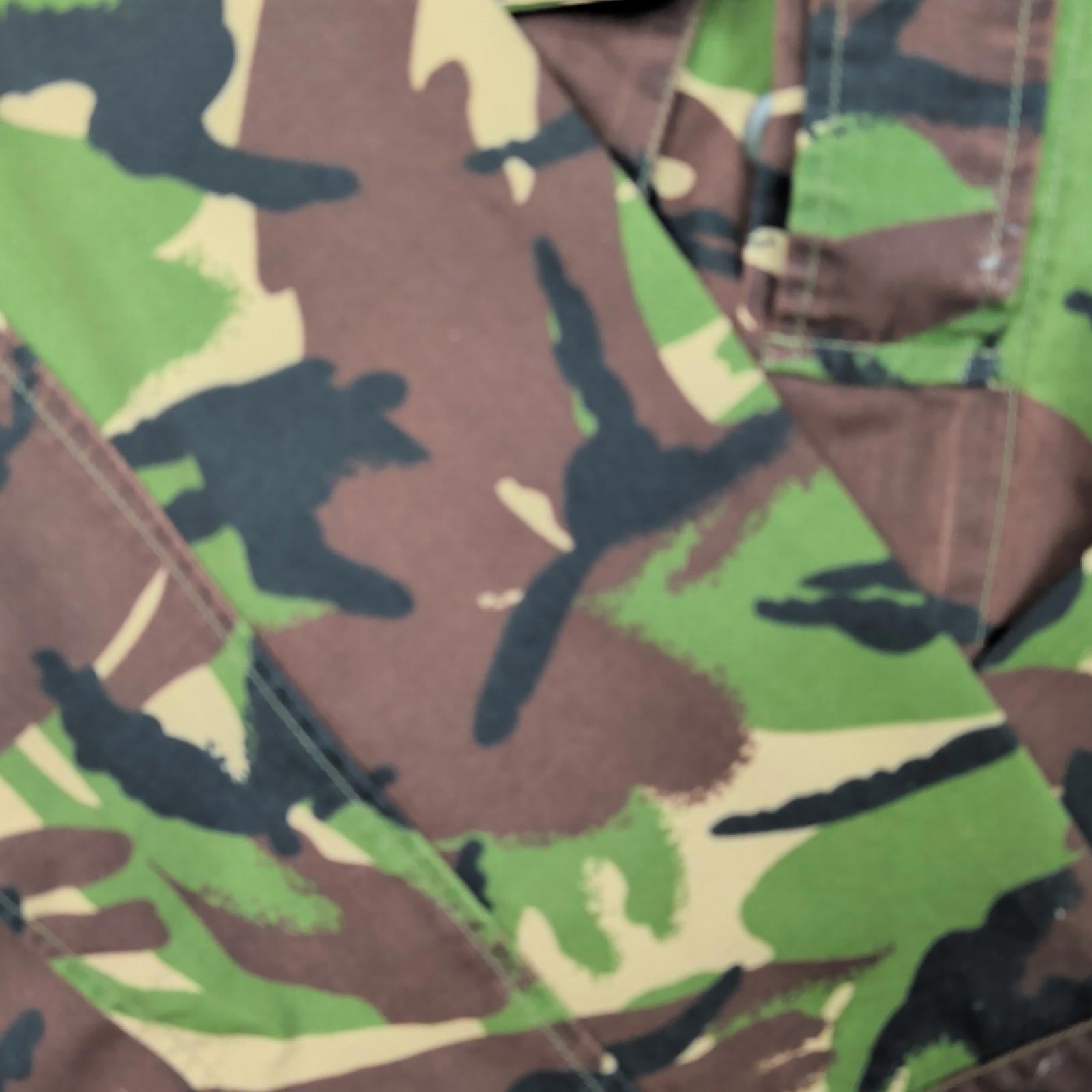 british military woodland dpm combat jacket 180/112 camo army surplus xl by RewearableUK – | RewearableUK