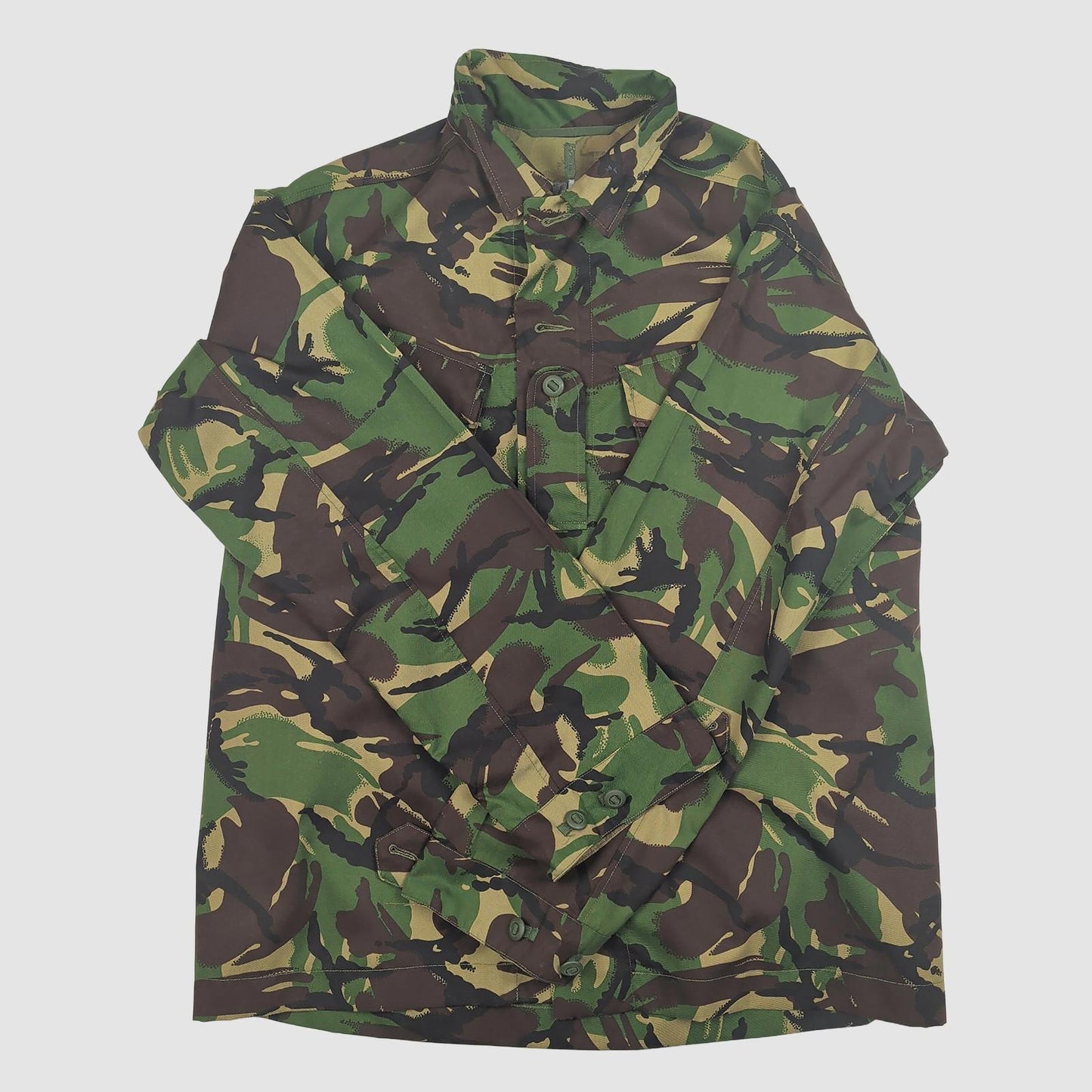 british military woodland dpm combat jacket 180/112 camo army surplus xl by RewearableUK – | RewearableUK