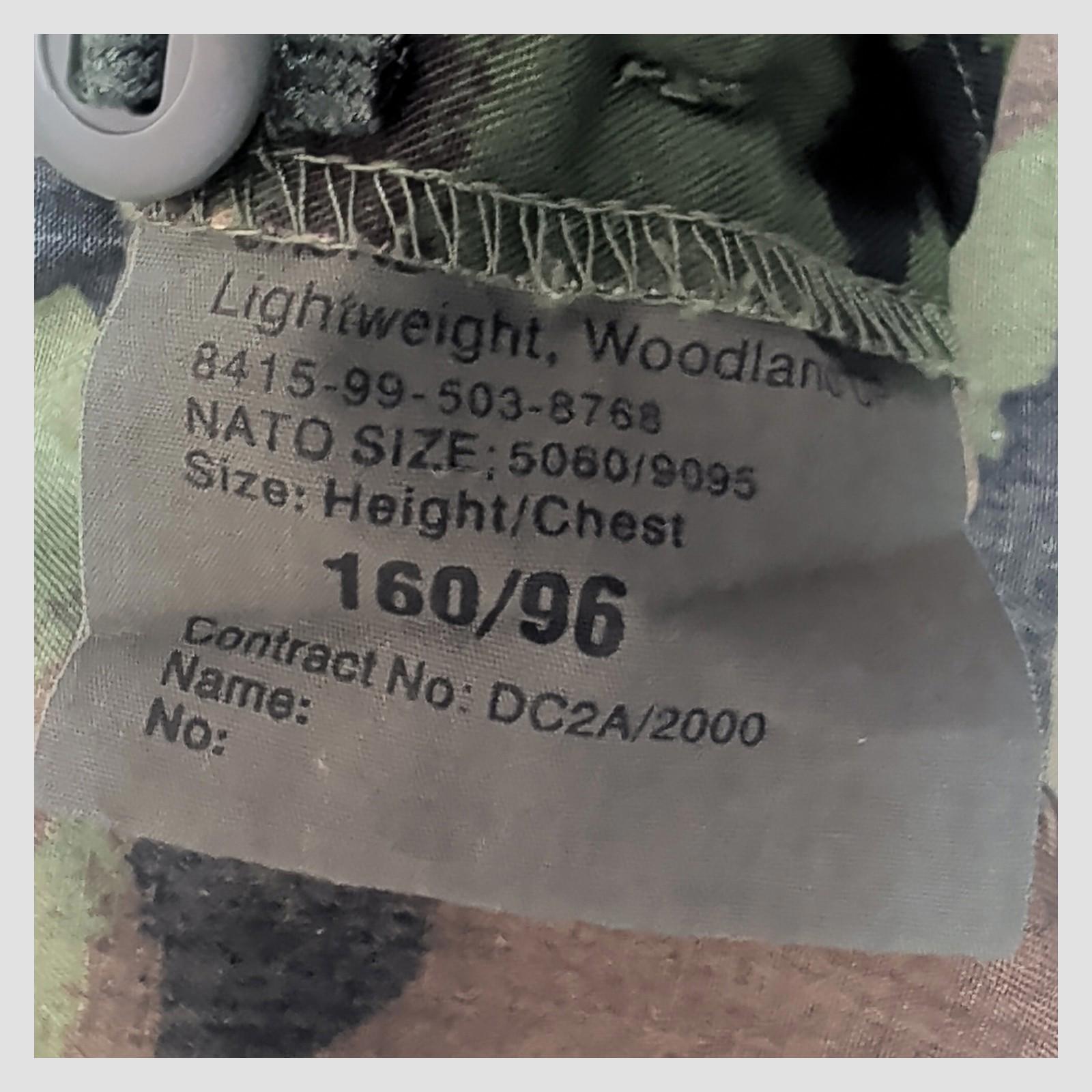 british military woodland dpm combat jacket lightweight 160/96 air cadets uk by RewearableUK – MILITARY | RewearableUK