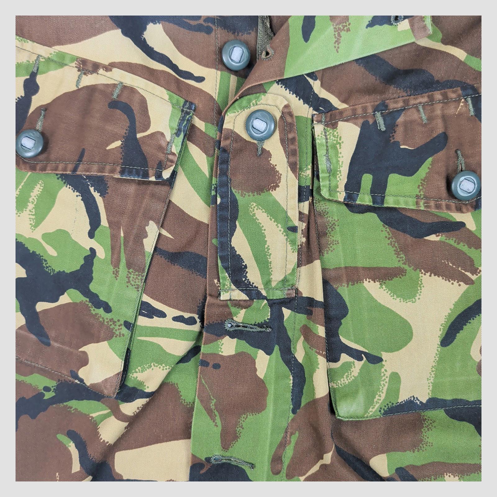 british military woodland dpm combat jacket lightweight 170/88 camo uk by RewearableUK – | RewearableUK