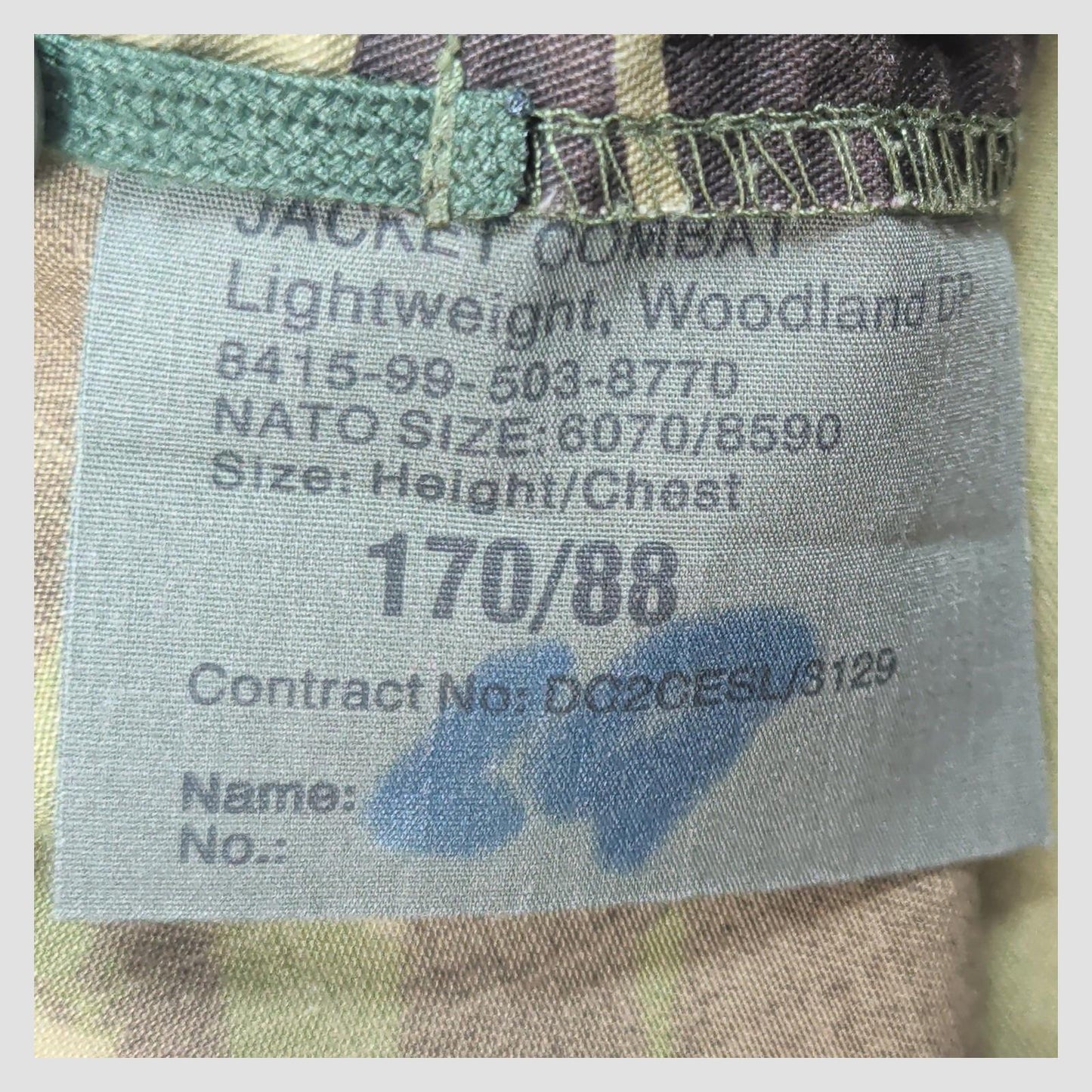 british military woodland dpm combat jacket lightweight 170/88 surplus uk by RewearableUK – | RewearableUK