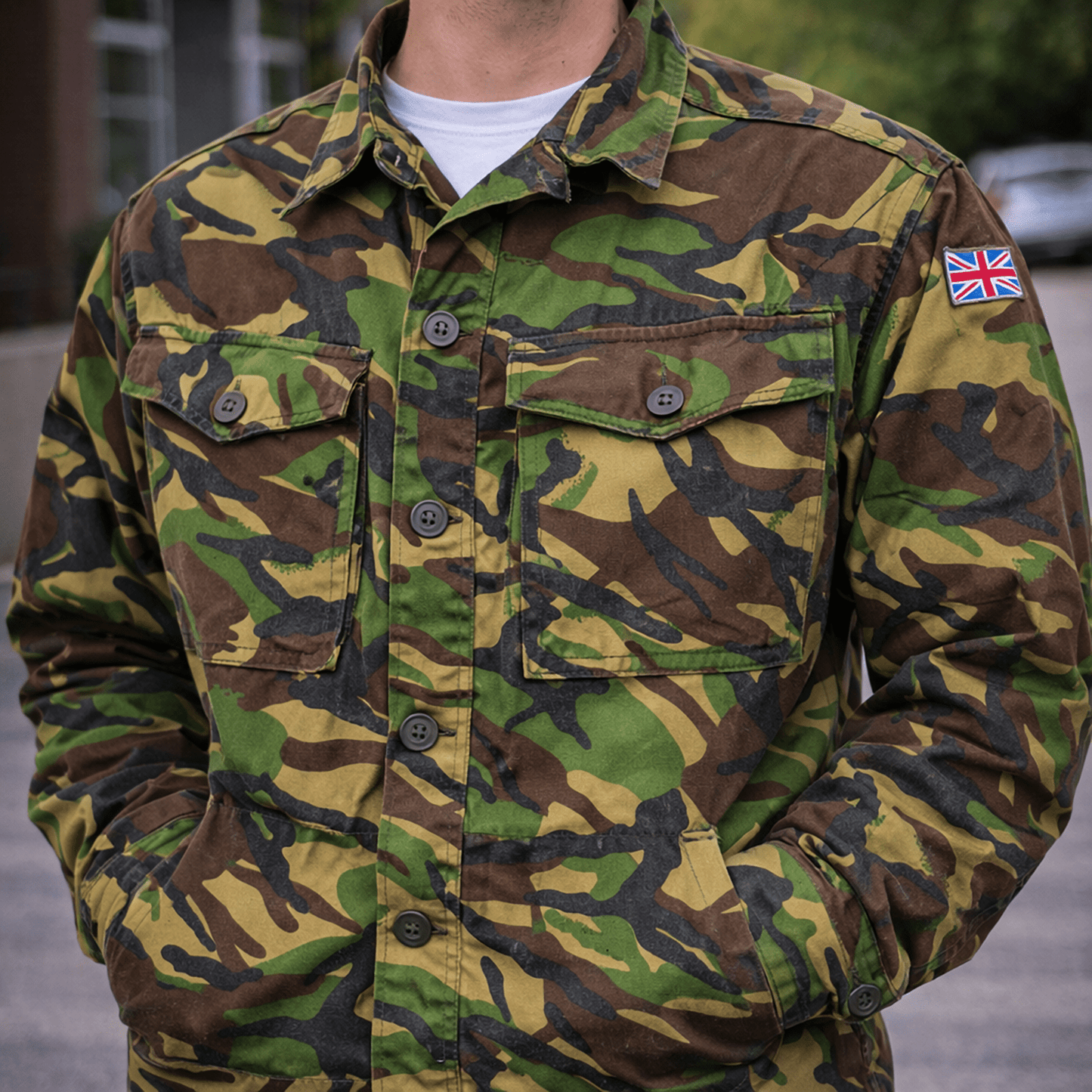 british military woodland dpm combat jacket lightweight 170/96 camo army by RewearableUK – | RewearableUK