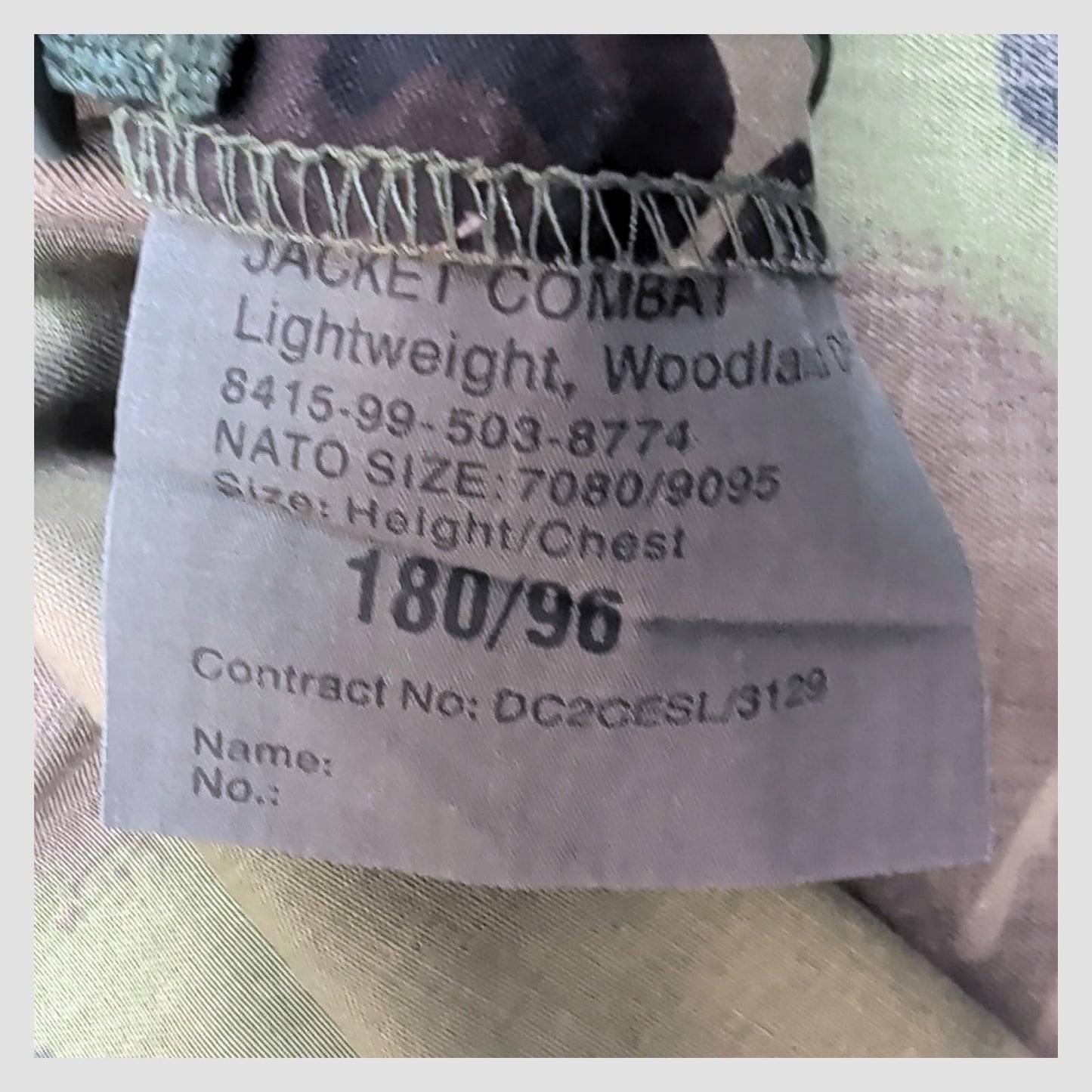 british military woodland dpm combat jacket lightweight 180/96 surplus uk by RewearableUK – | RewearableUK