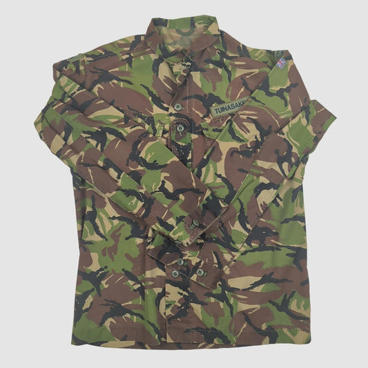 british military woodland dpm combat jacket lightweight 190/112 army surplus xl by RewearableUK – | RewearableUK