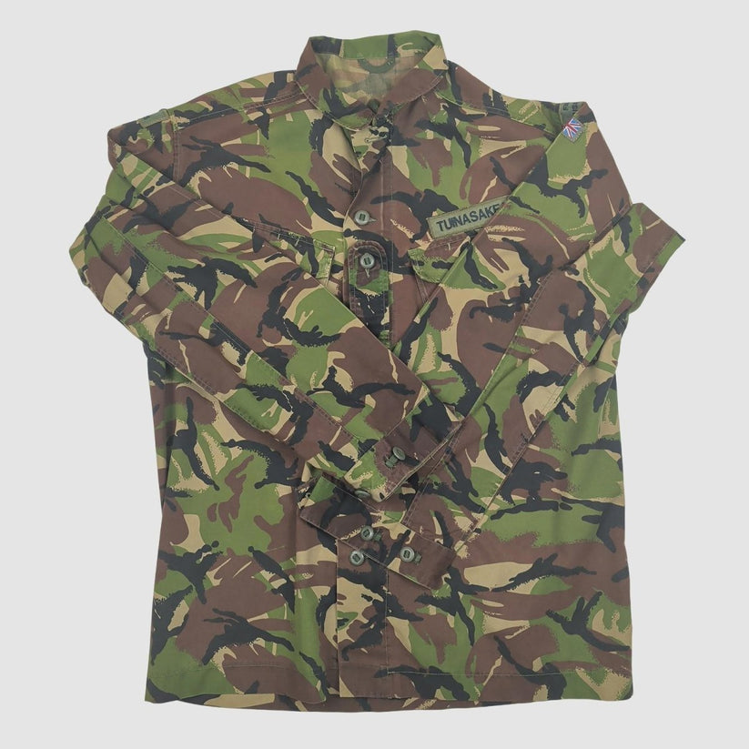 british military woodland dpm combat jacket lightweight 190/112 army surplus xl by RewearableUK – | RewearableUK
