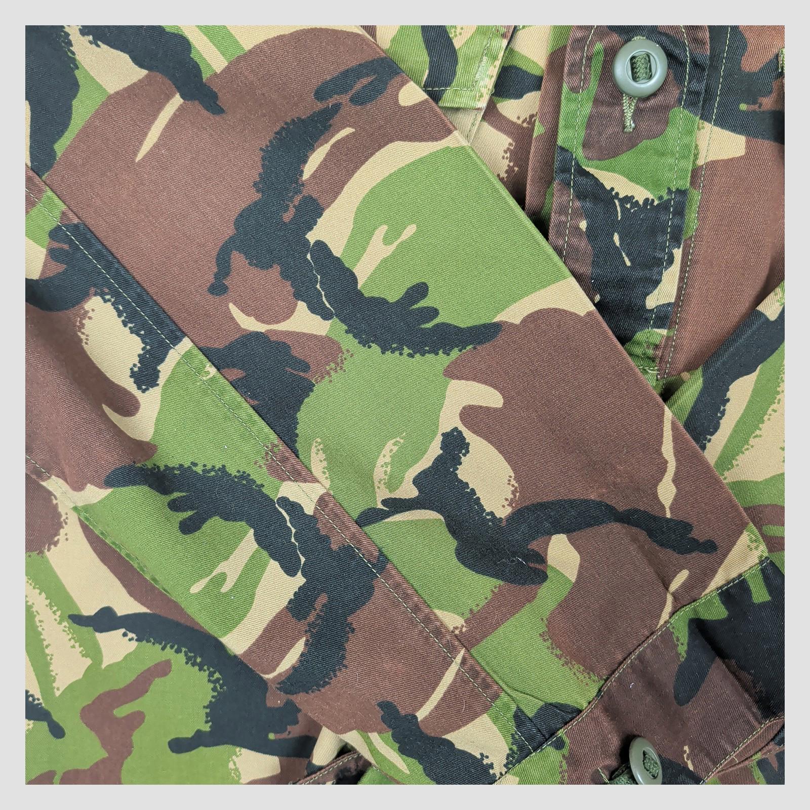 british military woodland dpm combat jacket lightweight 190/112 army surplus xl by RewearableUK – | RewearableUK