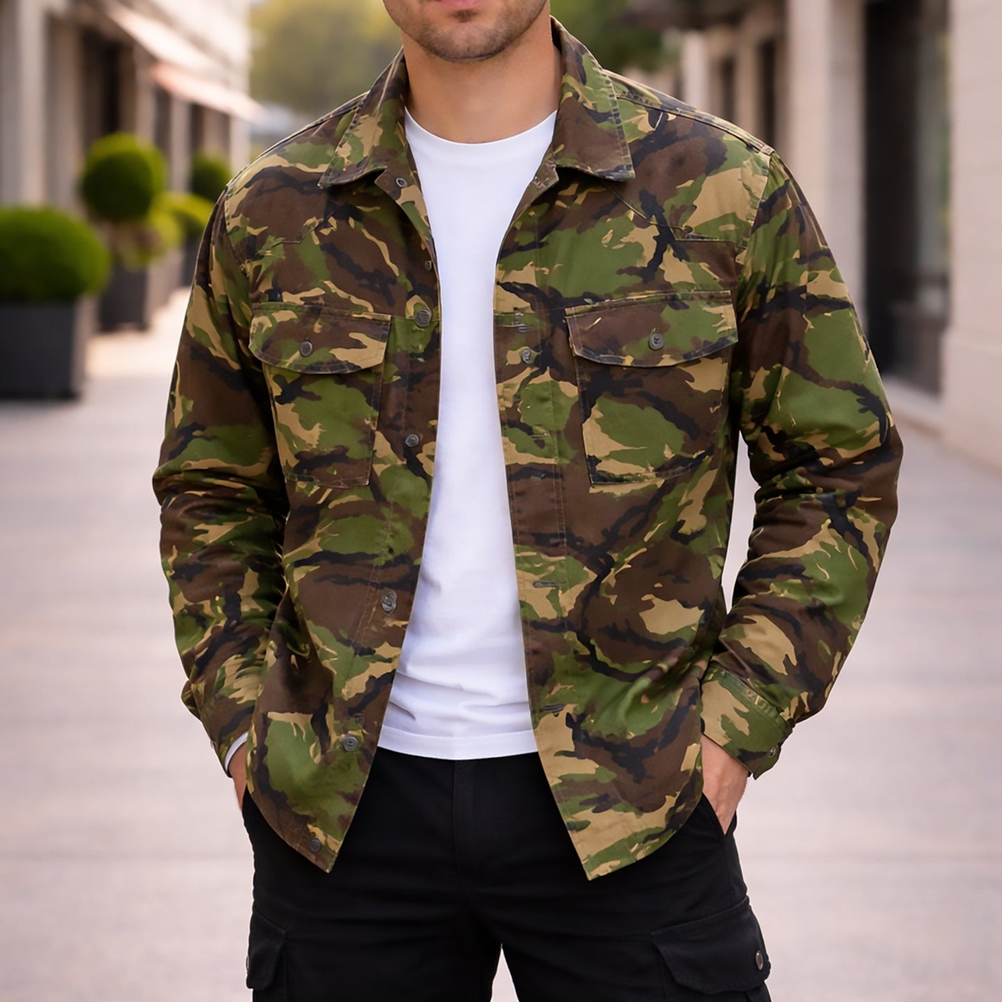 british military woodland dpm combat jacket lightweight surplus size uk 170 96 by RewearableUK – MILITARY | RewearableUK