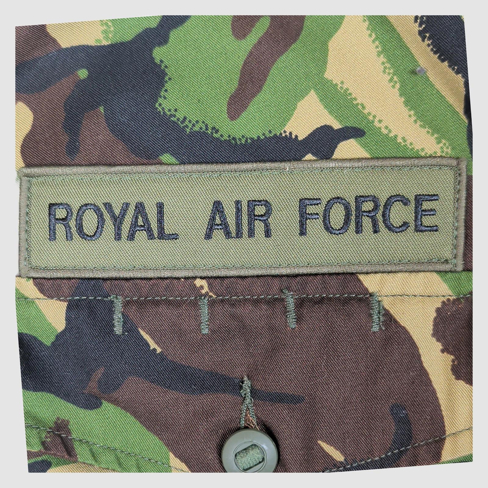 british military woodland dpm combat jacket royal air force camo 180/96 by RewearableUK – | RewearableUK