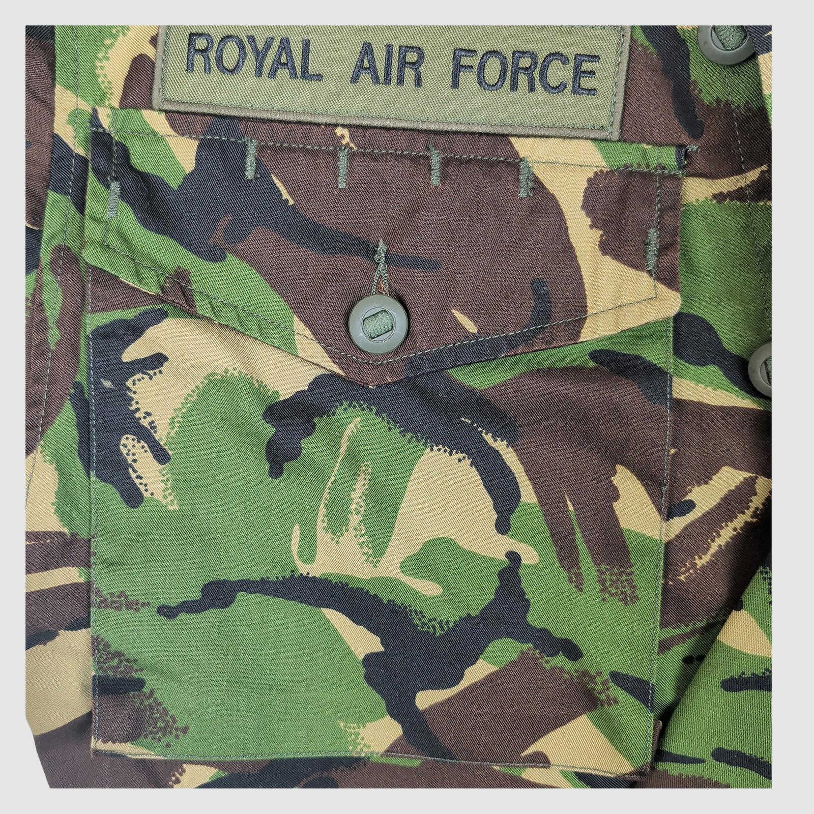 british military woodland dpm combat jacket royal air force camo 180/96 by RewearableUK – | RewearableUK