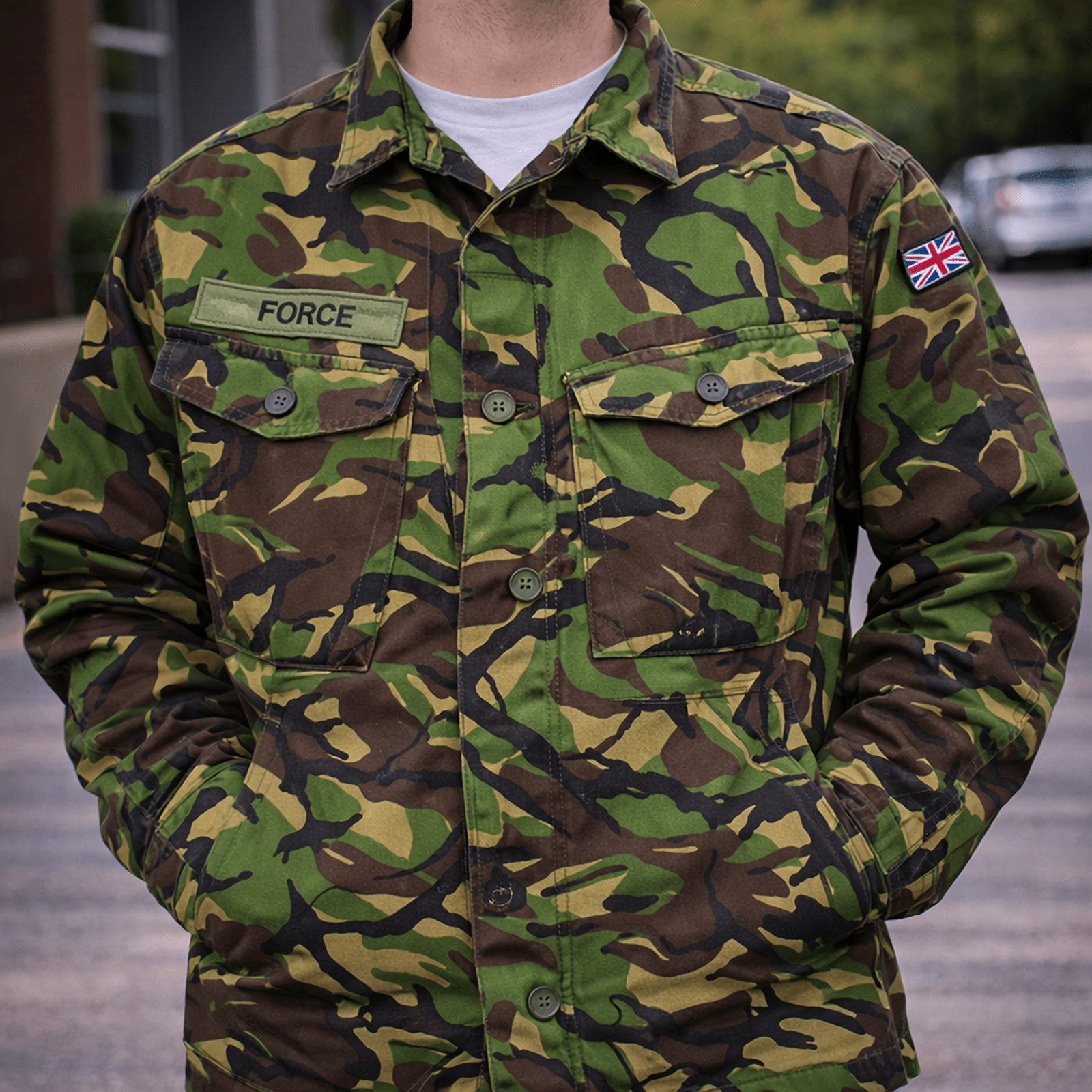 british military woodland dpm combat jacket royal air force camo 180/96 by RewearableUK – | RewearableUK
