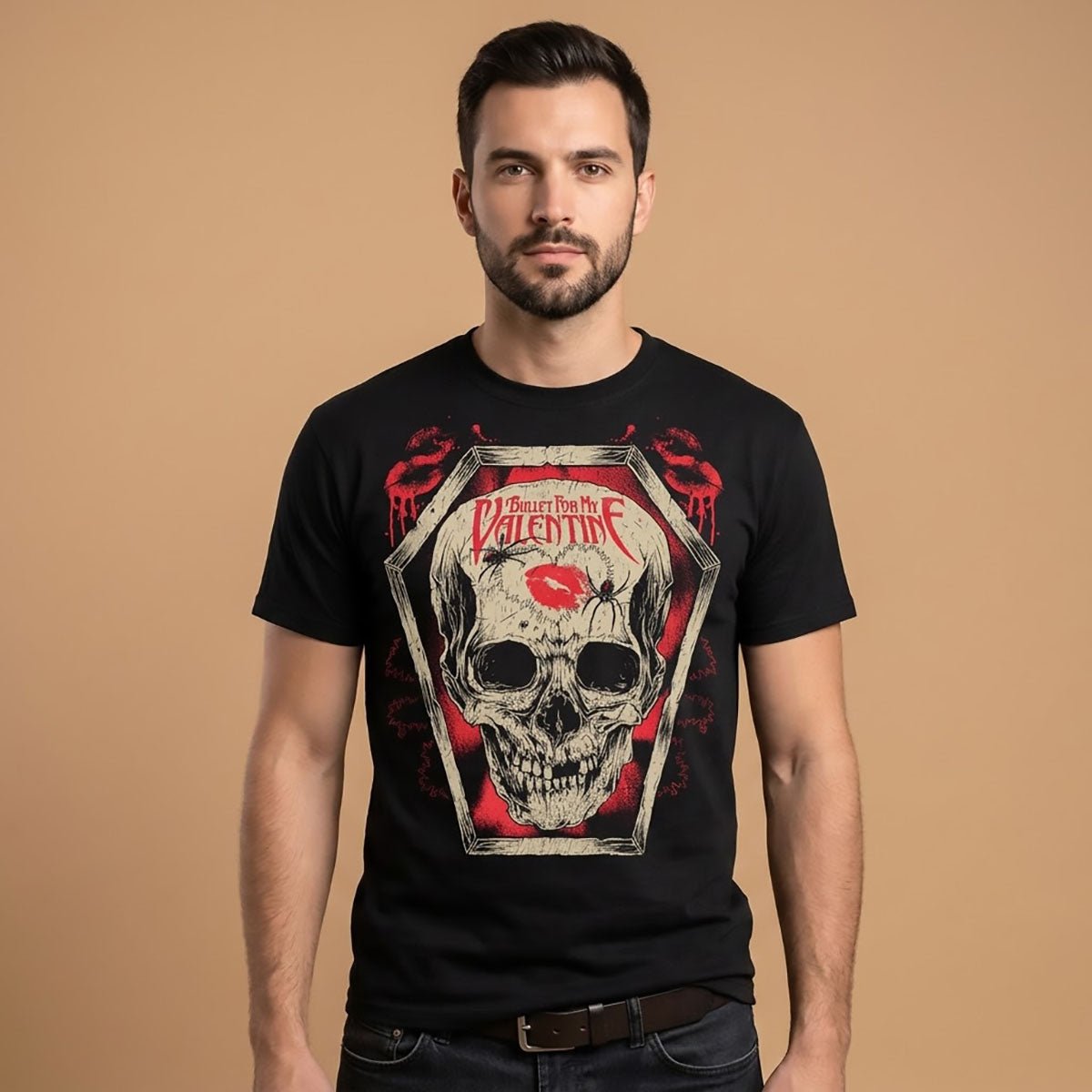 Bullet For My Valentine 2010 Tour T-Shirt M Black Fruit of the Loom – Music T-Shirt product photo 1 | RewearableUK