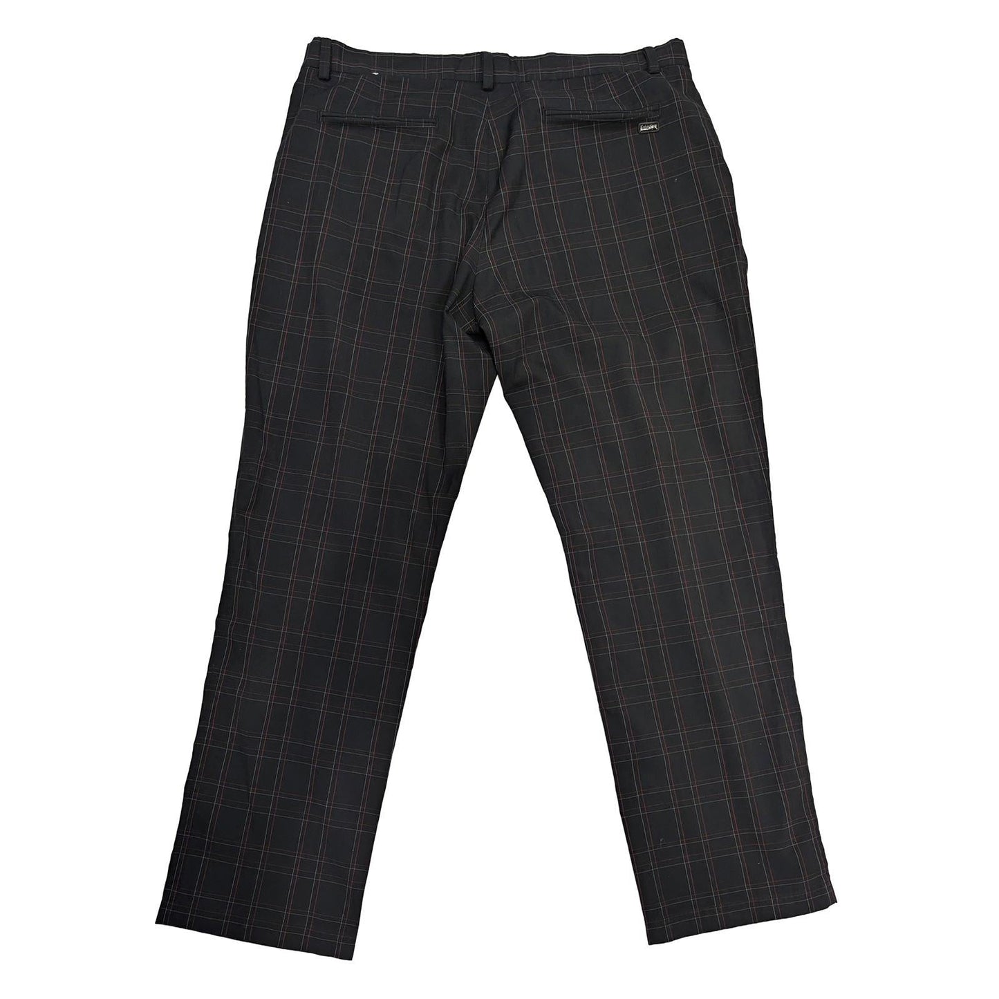 calvin klein golf mens trousers w 38 l 31 black plaid check stretch pants by Calvin Klein – | RewearableUK
