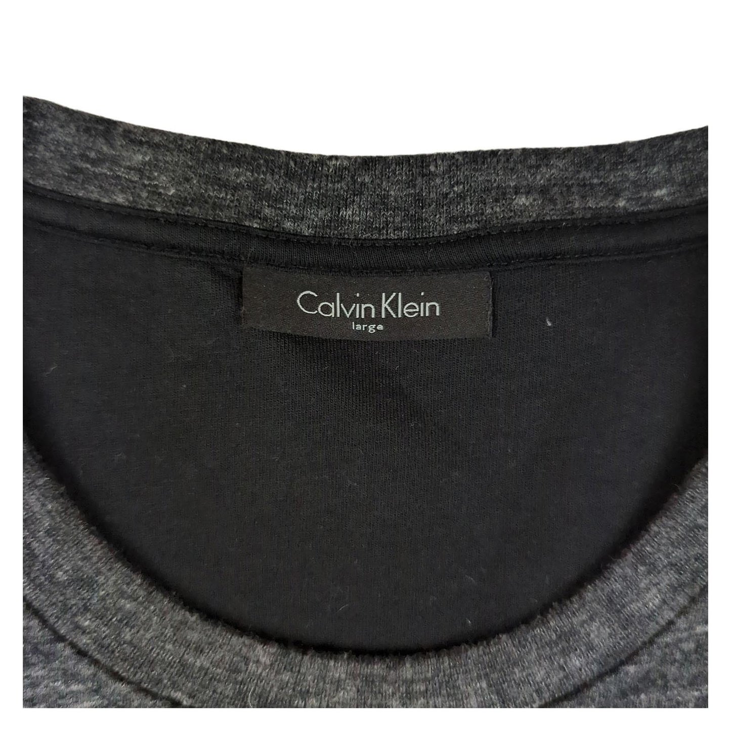 Calvin Klein Calvin Klein Grey Sweater Men’s Size L Cotton Long Sleeve Jumper Sweater & Hoodie RewearableUK
