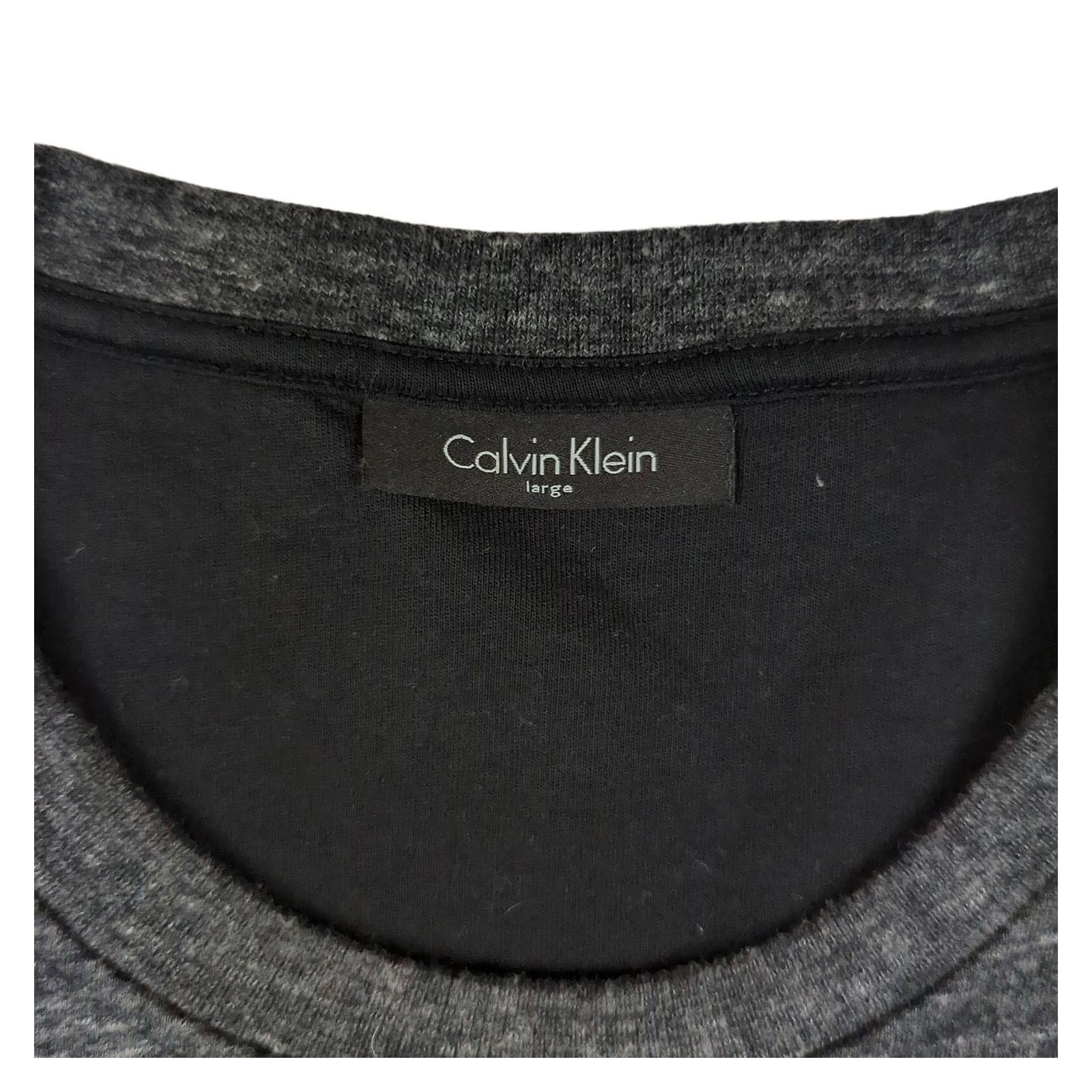 Calvin Klein Calvin Klein Grey Sweater Men’s Size L Cotton Long Sleeve Jumper Sweater & Hoodie RewearableUK