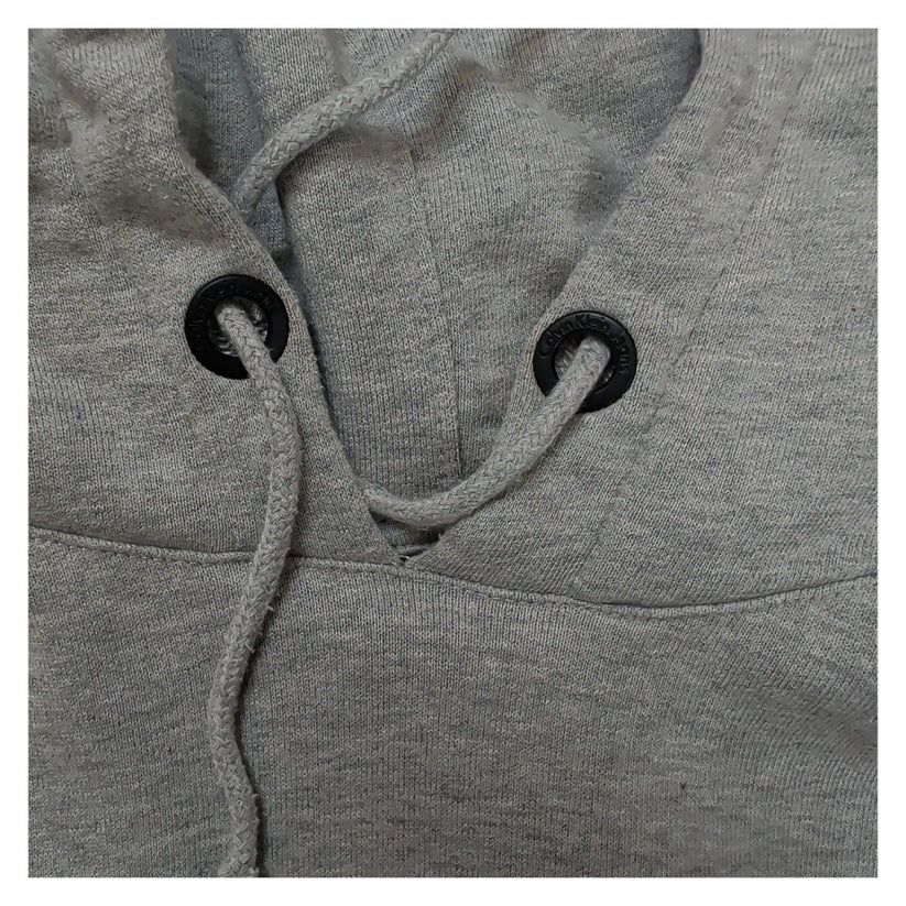 Calvin Klein Jeans CK Logo Grey Marl Pullover Hoodie Sweatshirt Size L – product photo 4 | RewearableUK