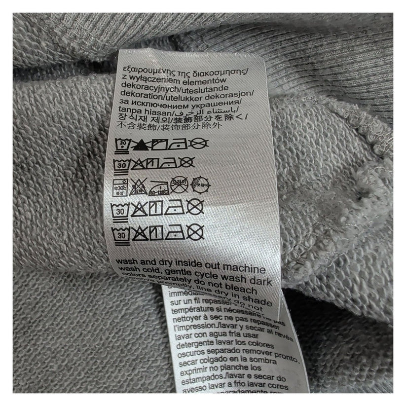Calvin Klein Jeans CK Logo Grey Marl Pullover Hoodie Sweatshirt Size L – product photo 8 | RewearableUK