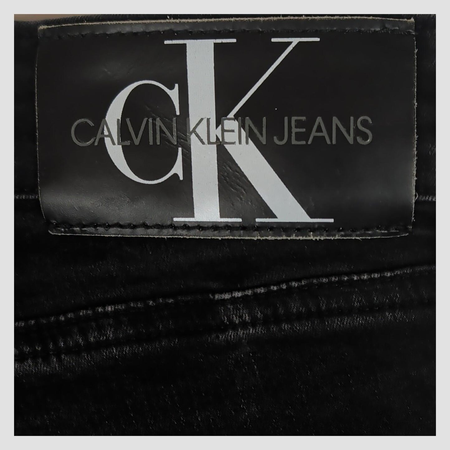 calvin klein jeans mens black super skinny stretch jeans w30 l30 by Calvin Klein – JEANS | RewearableUK