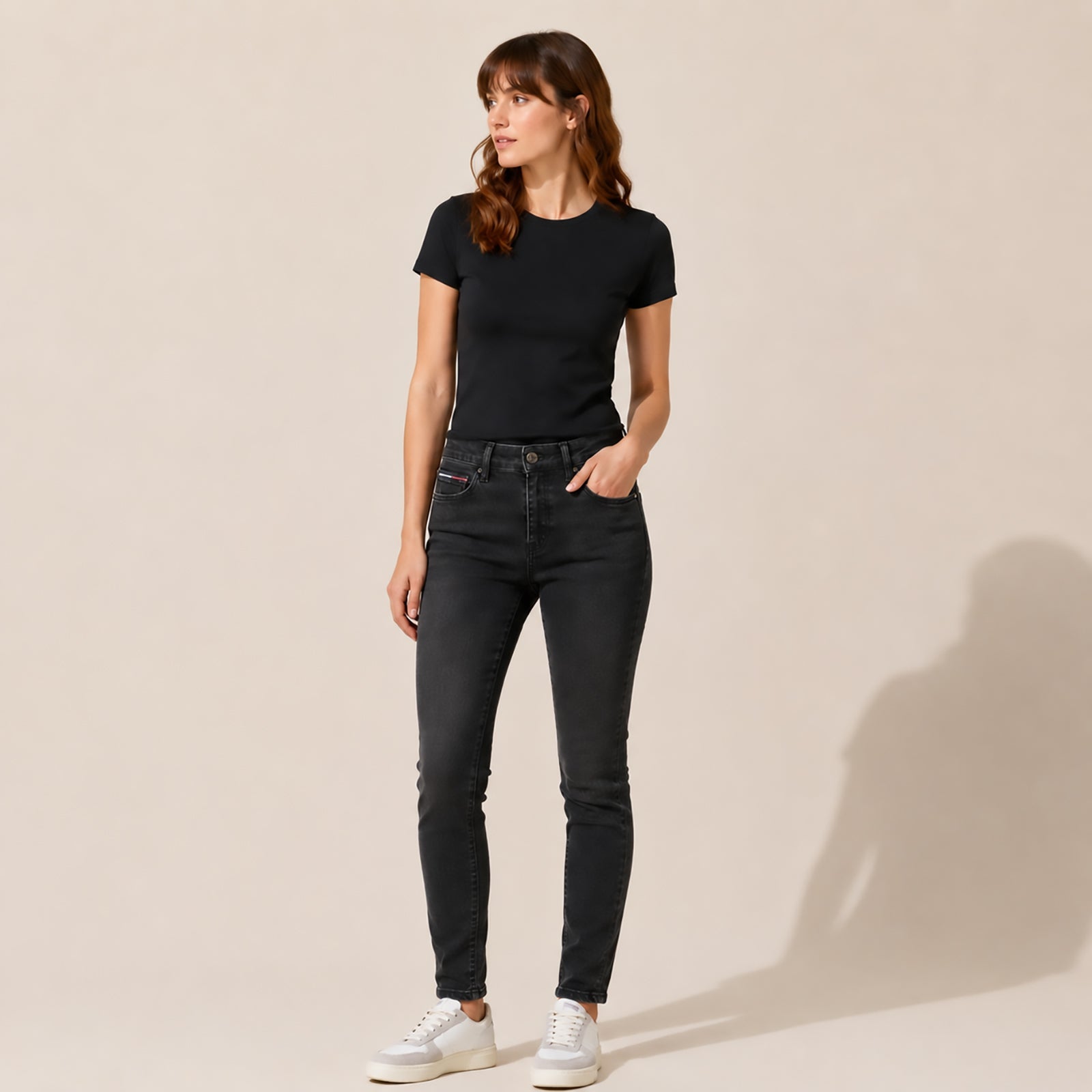calvin klein jeans mens black super skinny stretch jeans w30 l30 by Calvin Klein – JEANS | RewearableUK
