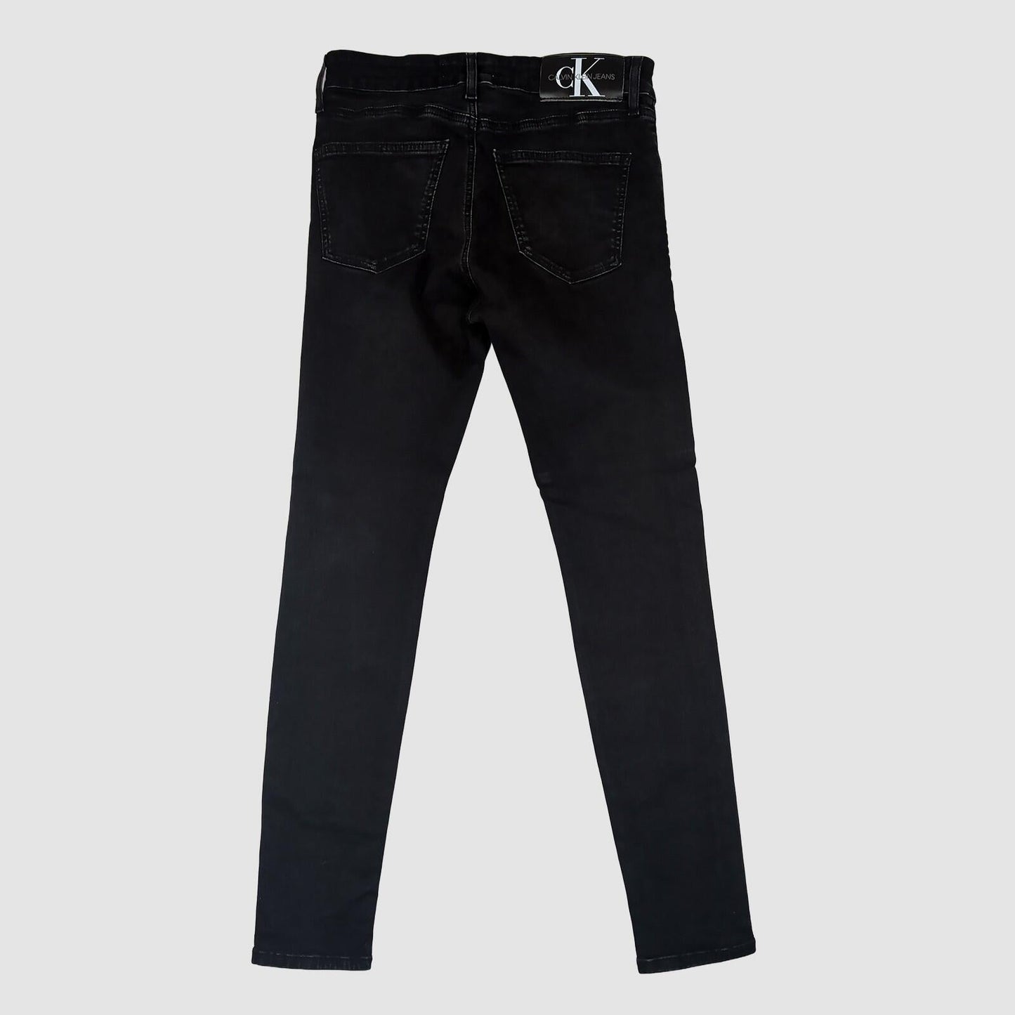 calvin klein jeans mens black super skinny stretch jeans w30 l30 by Calvin Klein – JEANS | RewearableUK
