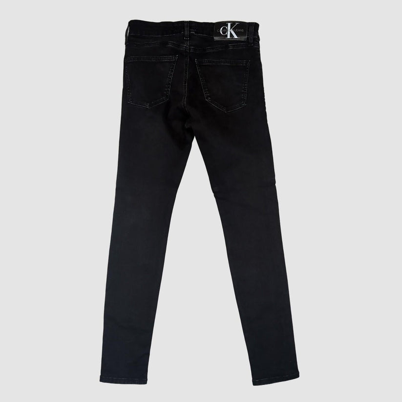 calvin klein jeans mens black super skinny stretch jeans w30 l30 by Calvin Klein – JEANS | RewearableUK