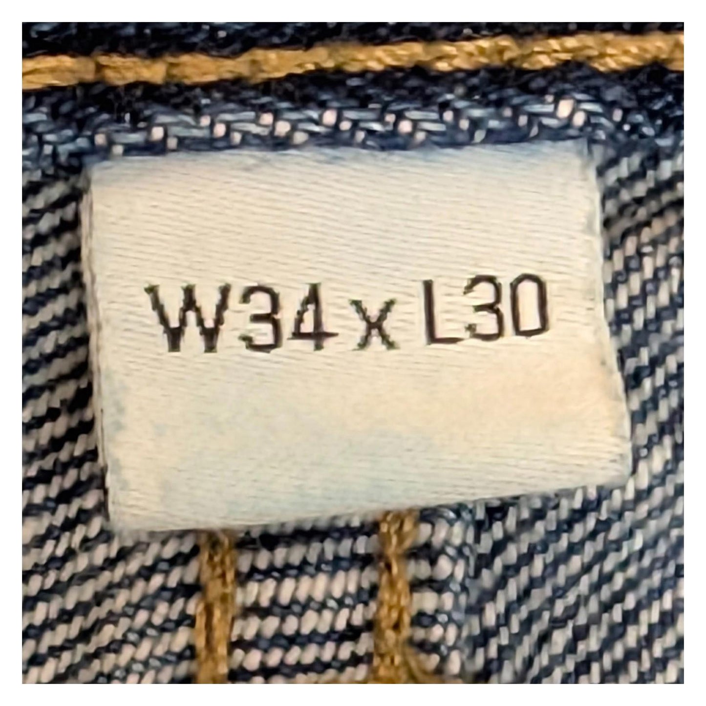 calvin klein jeans mens blue denim straight leg regular fit trousers w34 l30 by Calvin Klein – | RewearableUK