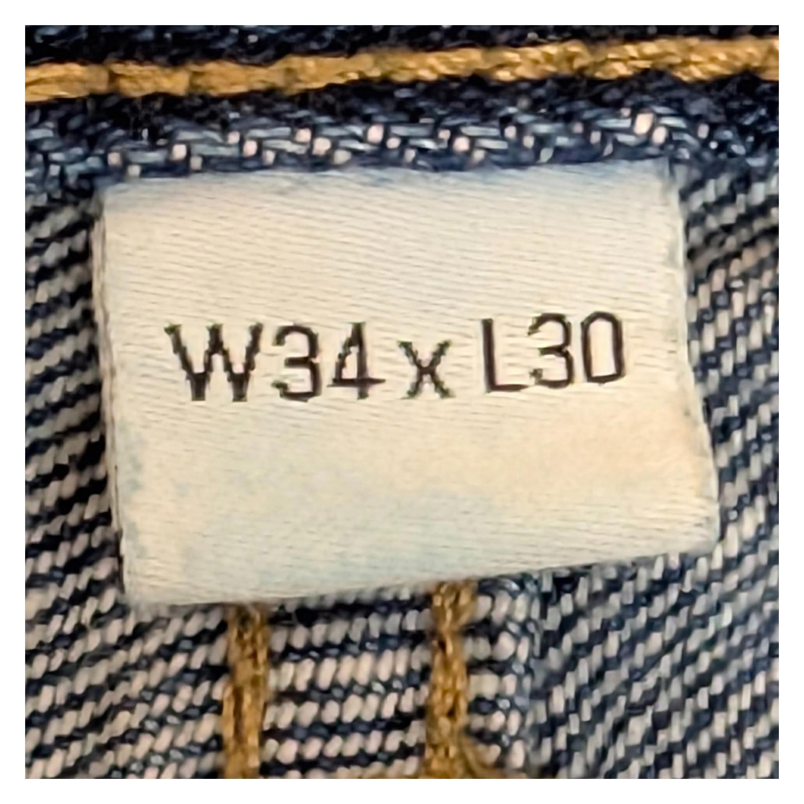 calvin klein jeans mens blue denim straight leg regular fit trousers w34 l30 by Calvin Klein – | RewearableUK