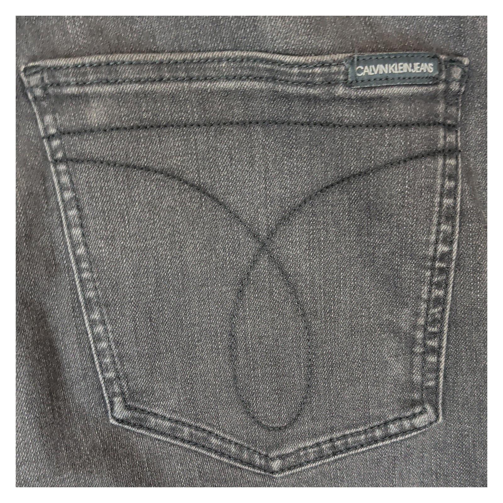 Calvin Klein Jeans Men's W32 L30 Skinny Trousers Dark Grey Denim by Calvin Klein – | RewearableUK
