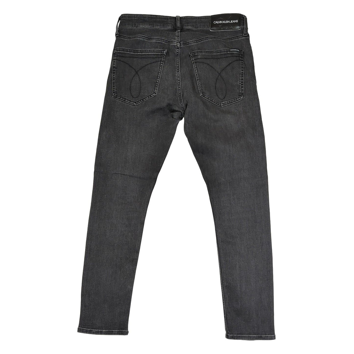 Calvin Klein Jeans Men's W32 L30 Skinny Trousers Dark Grey Denim by Calvin Klein – | RewearableUK