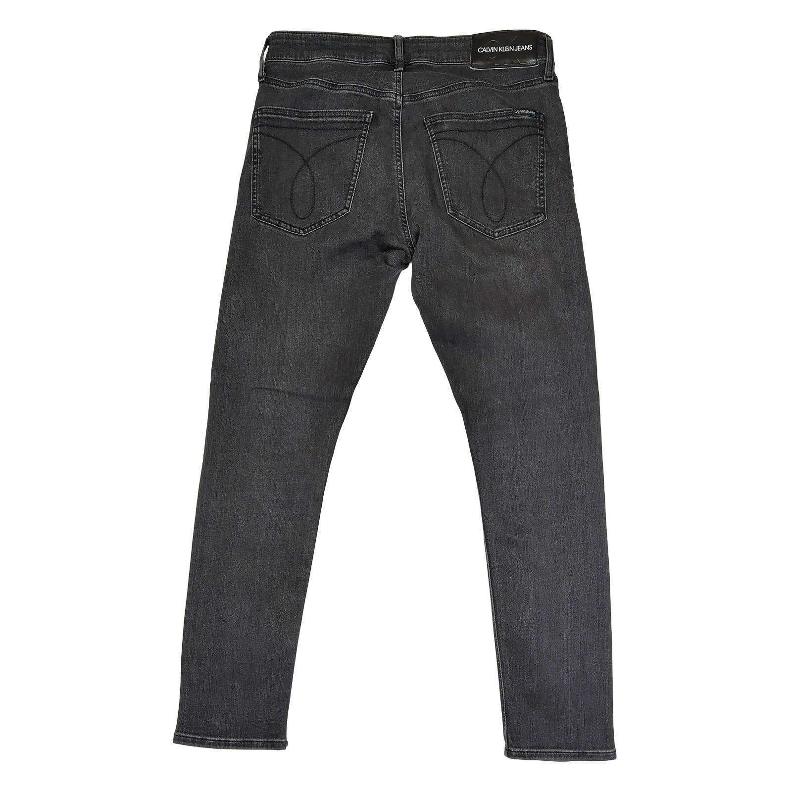 Calvin Klein Jeans Men's W32 L30 Skinny Trousers Dark Grey Denim by Calvin Klein – | RewearableUK