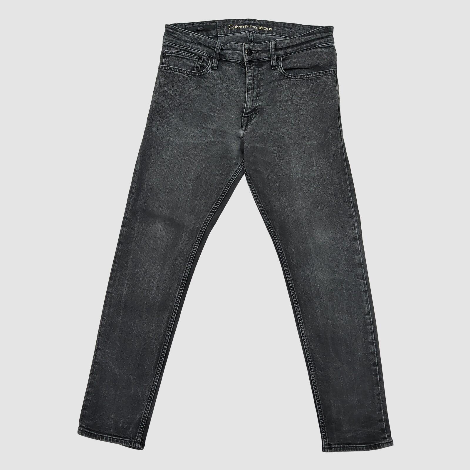 calvin klein jeans skinny black tarantula mens denim w31 l30 made in tunisia by Calvin Klein – JEANS | RewearableUK