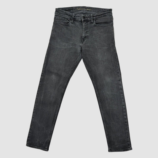 calvin klein jeans skinny black tarantula mens denim w31 l30 made in tunisia by Calvin Klein – JEANS | RewearableUK