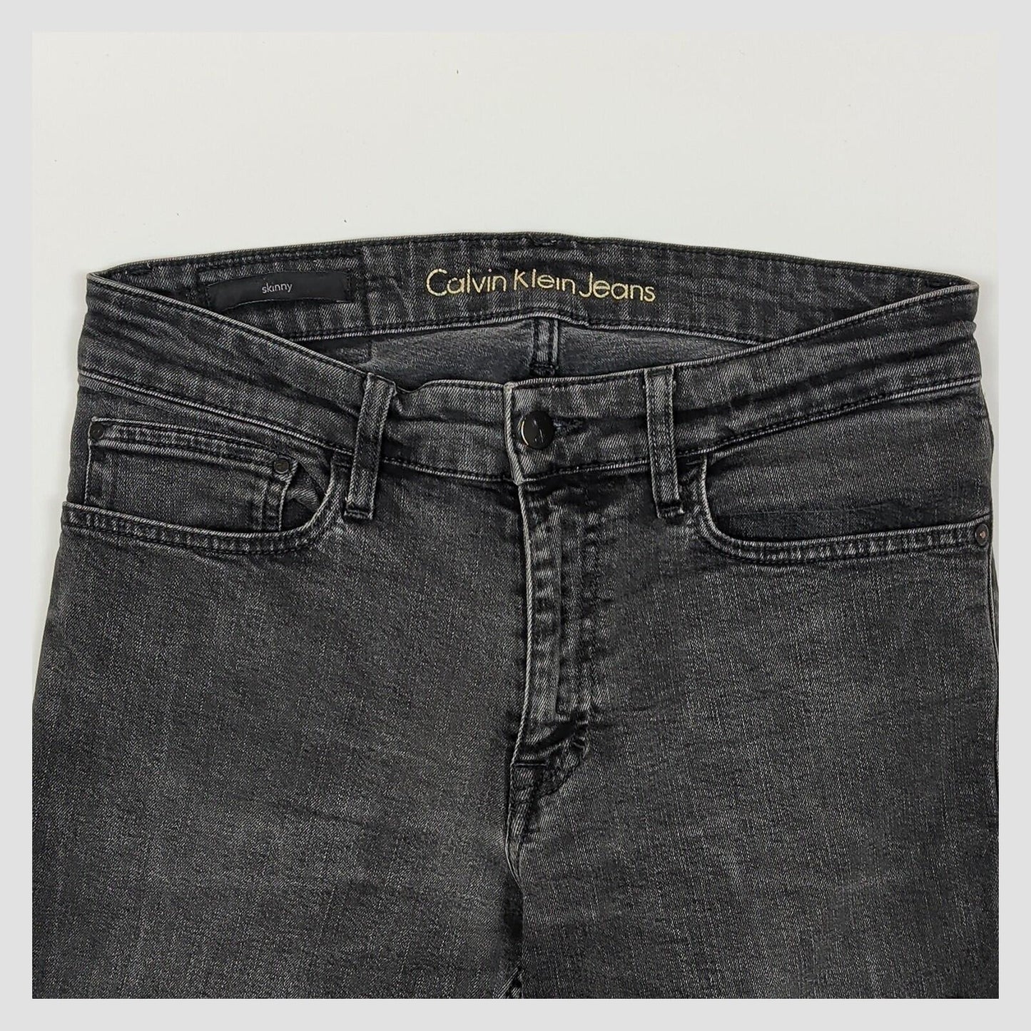 calvin klein jeans skinny black tarantula mens denim w31 l30 made in tunisia by Calvin Klein – JEANS | RewearableUK