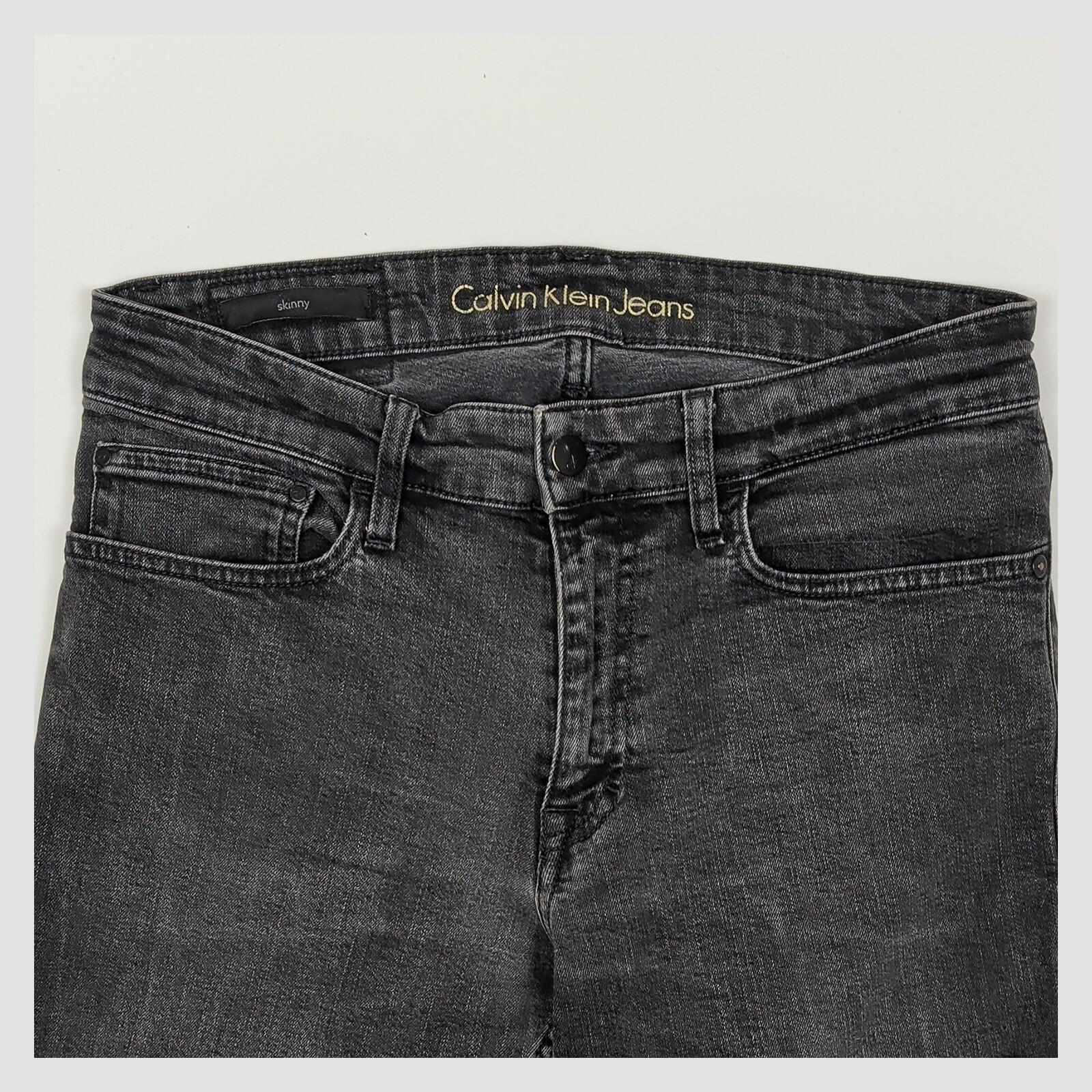 calvin klein jeans skinny black tarantula mens denim w31 l30 made in tunisia by Calvin Klein – JEANS | RewearableUK