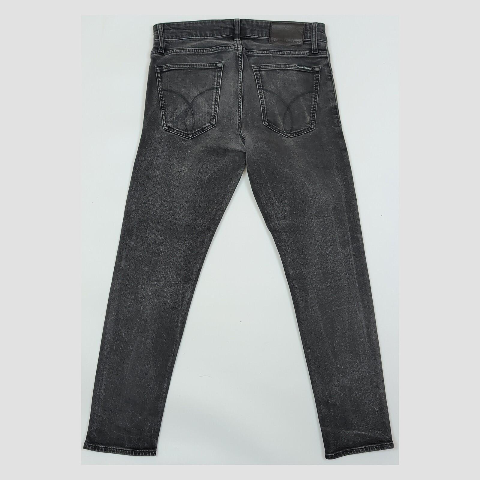calvin klein jeans skinny black tarantula mens denim w31 l30 made in tunisia by Calvin Klein – JEANS | RewearableUK